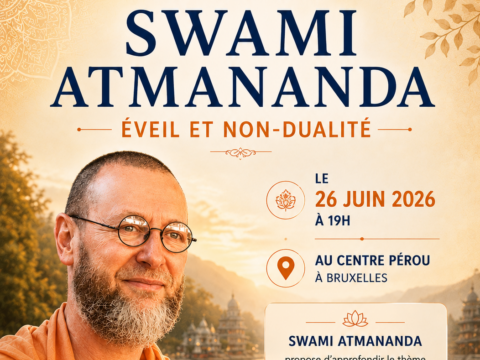 Satsang d&rsquo;Atmananda le 26 juin 2026 à 19h au Centre Pérou (Bruxelles)